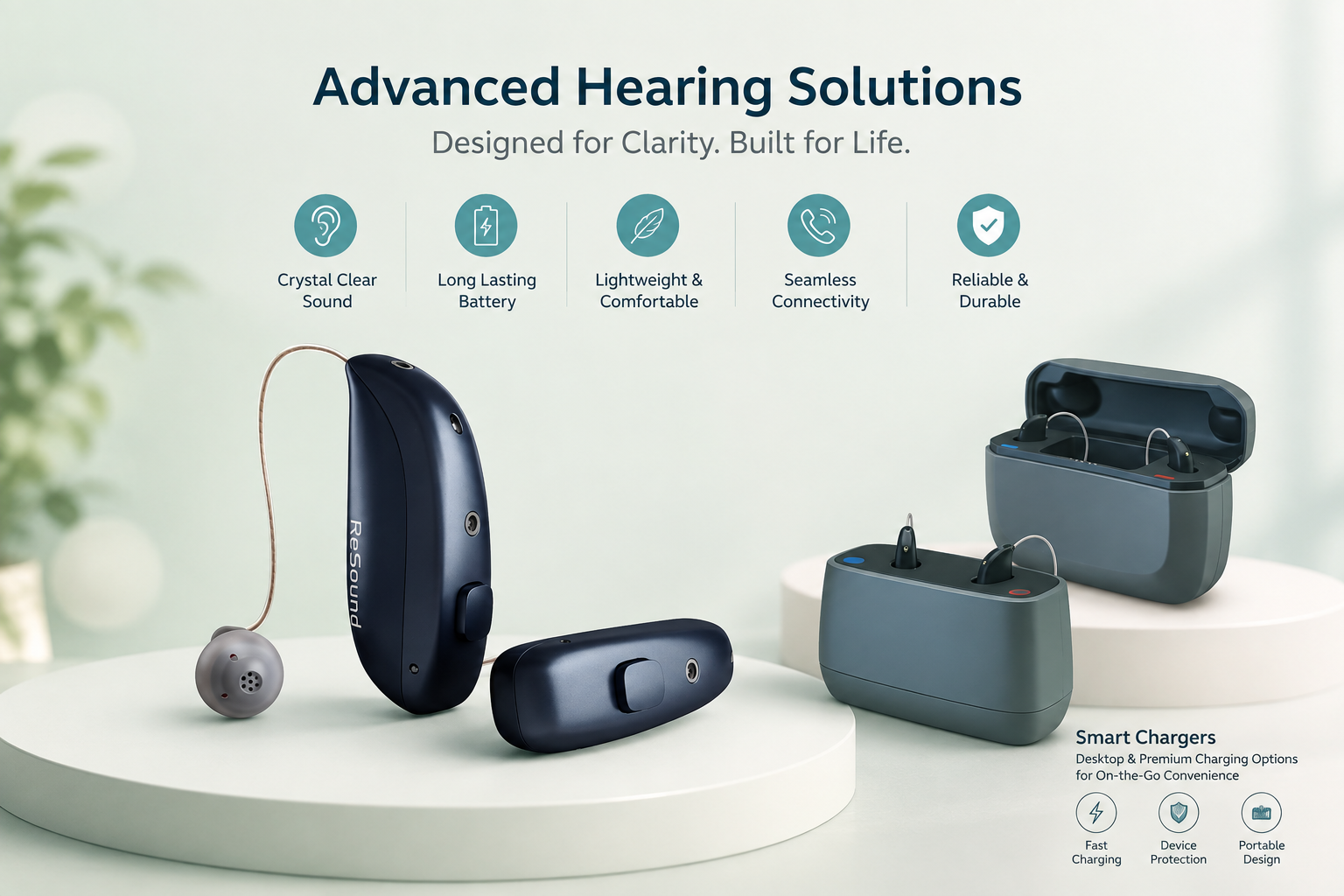 ReSound Savi Ric Rechargeable & Battery Operated